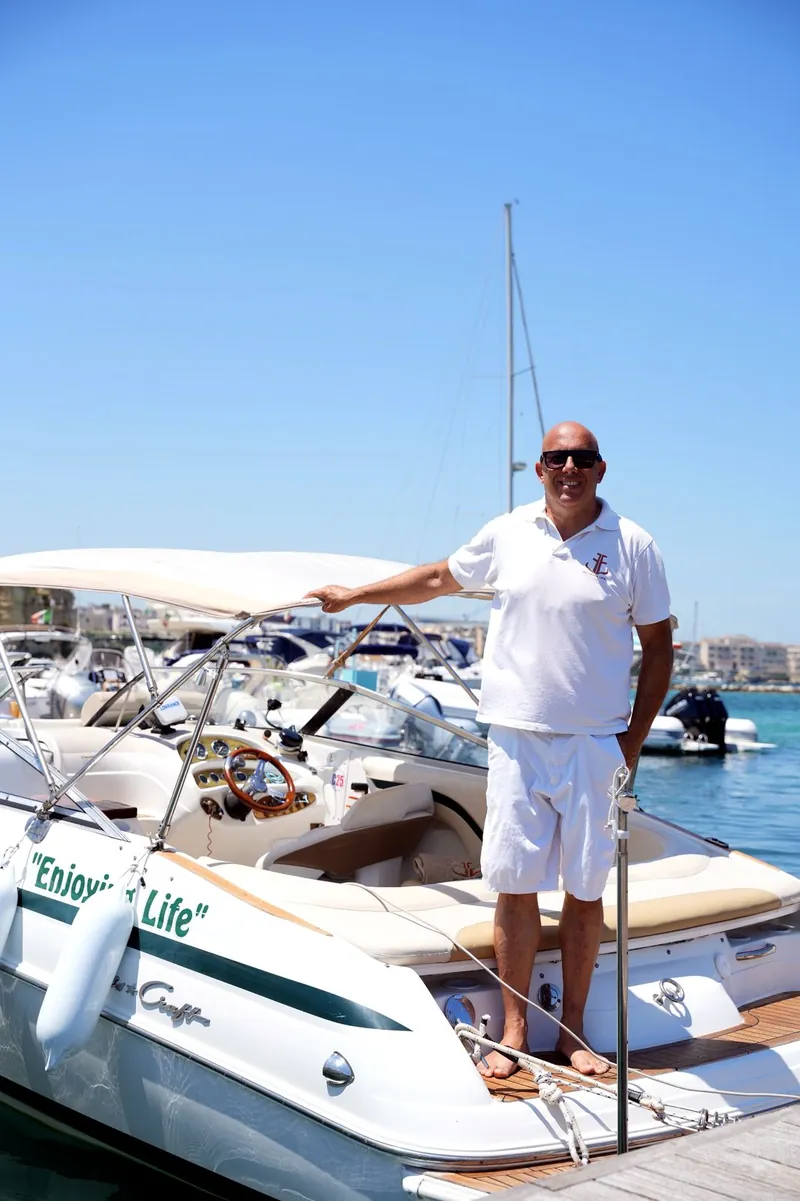 Private boat tour along the Adriatic coast near Otranto